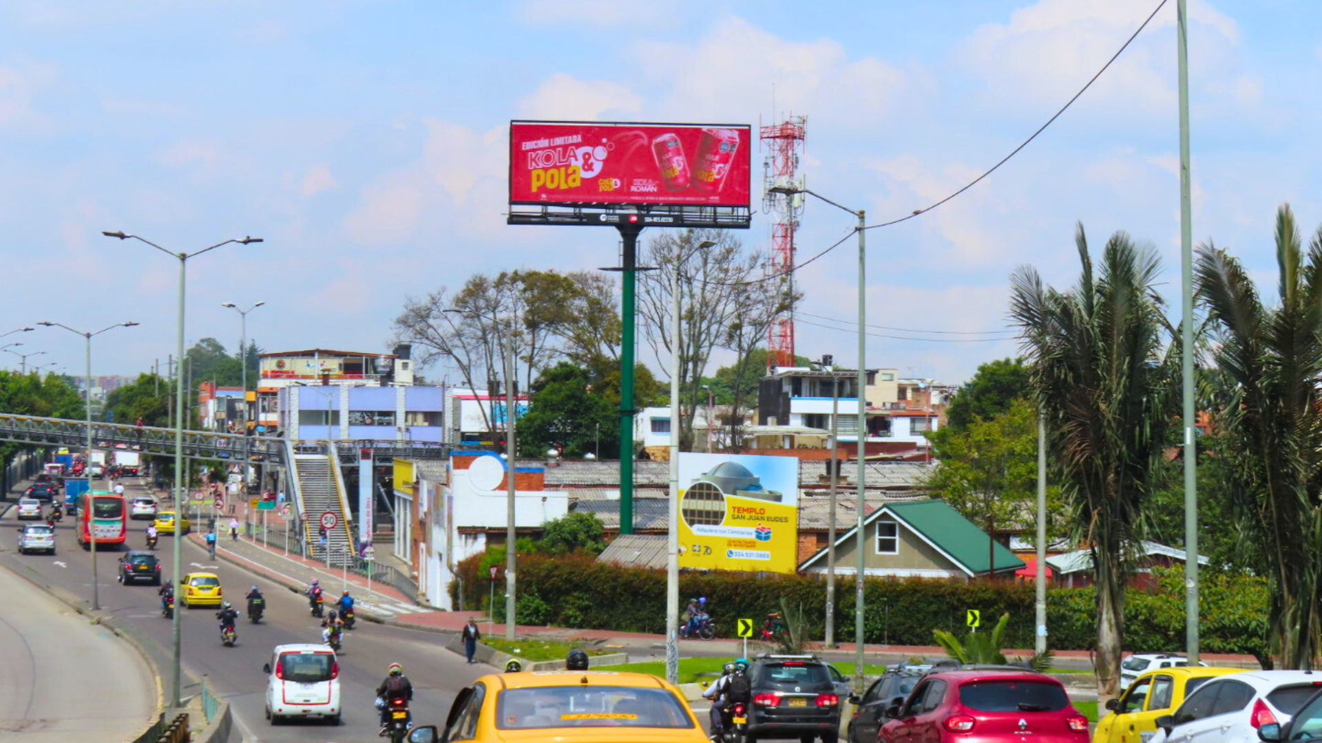 Vallas publicitarias — fotografía real de referencia