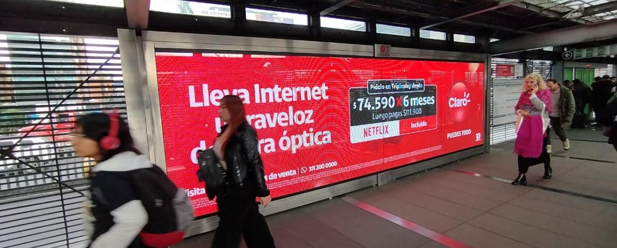 Pantalla Led en Transmilenio Calle 100