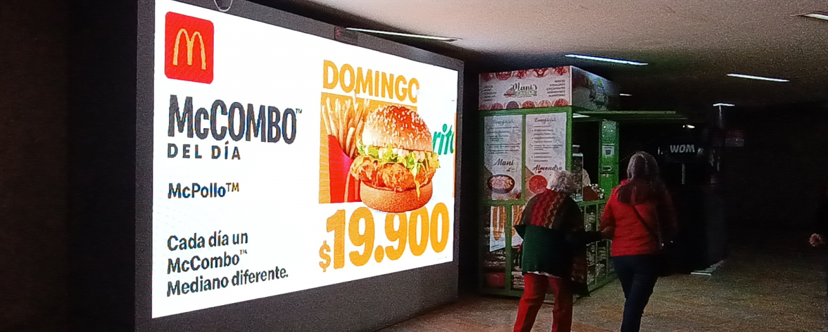 Pantalla Led en Portal Sur