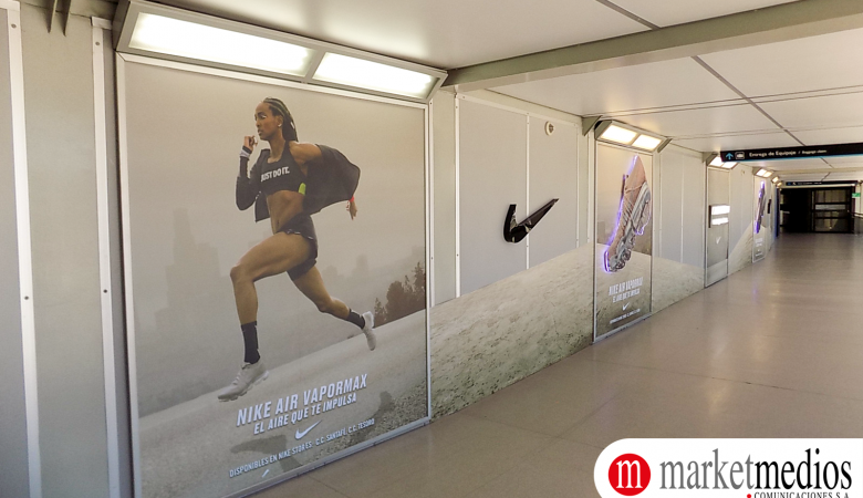 Publicidad en aeropuertos Nike