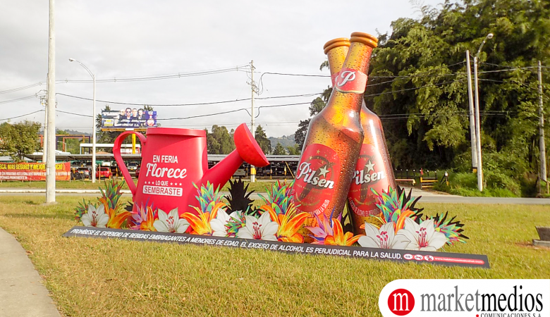 publicidad de Pilsen en aeropuertos