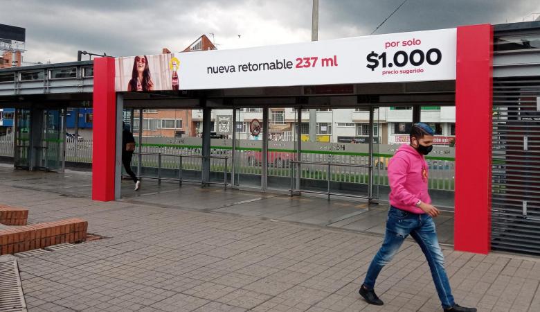 Publicidad en Estaciones de transmilenio