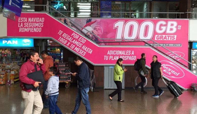 Publicidad en Terminales de Transporte Avantel