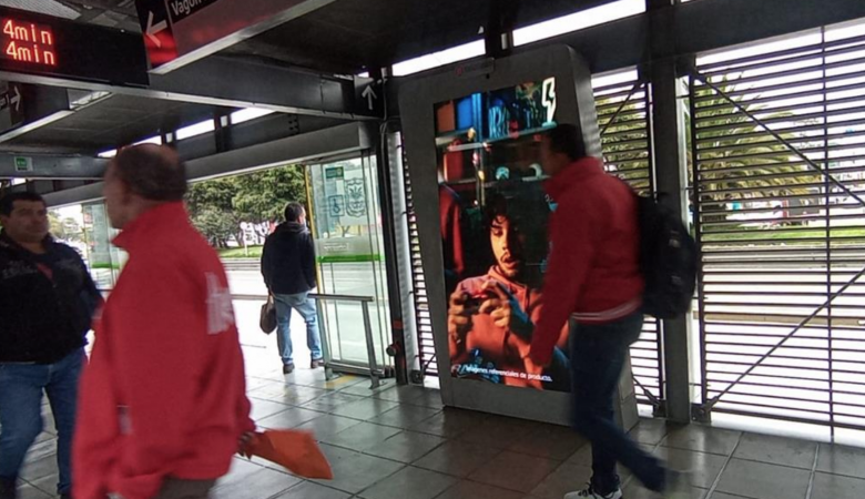 Publicidad Digital Out Of Home en Transmilenio