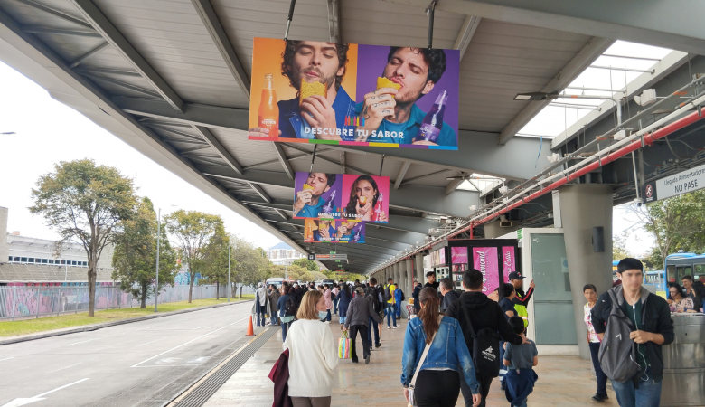 Publicidad en Portal de Transmilenio
