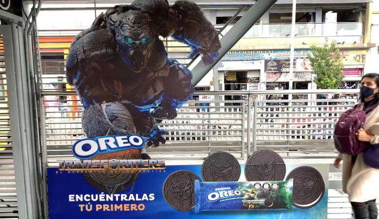 Oreo en OOH de Transmilenio