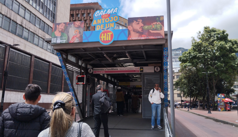 Hit en Estaciones de transmilenio