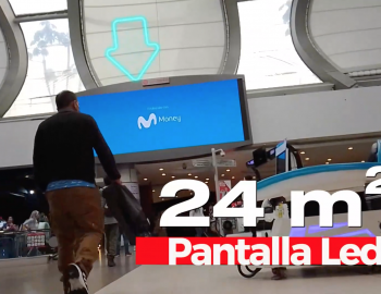 Movistar en Pantalla Led de Marketmedios